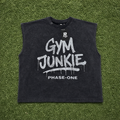 Gym Junkie Cut-Off Tees
