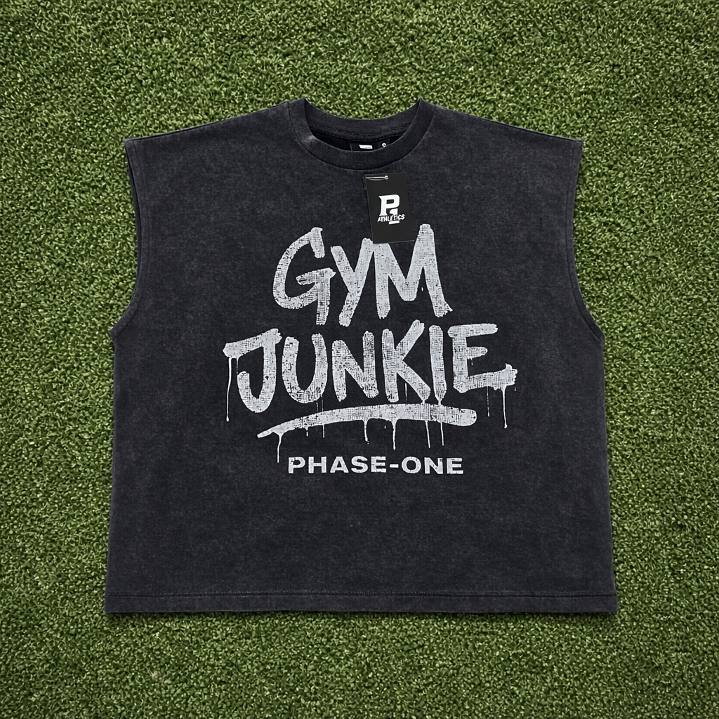 Gym Junkie Cut-Off Tees